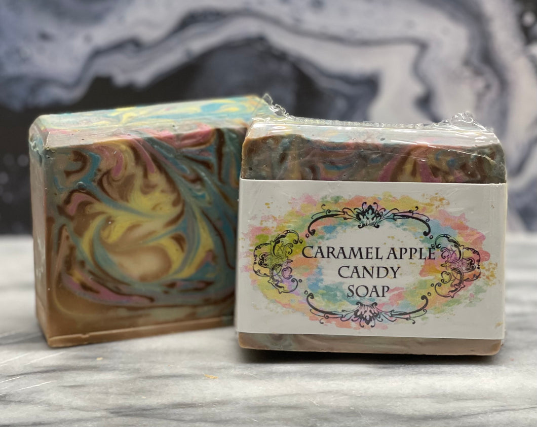 Caramel Candy Apple Cold Processed Soap